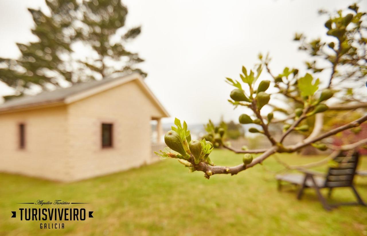 Casa En La Playa De Area Con Finca Privada Viveiro Exteriör bild