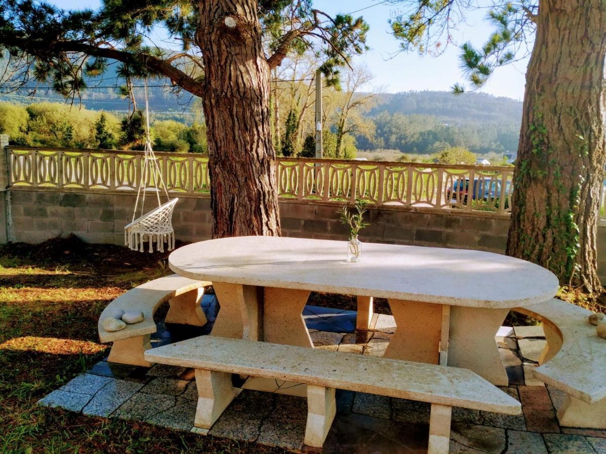 Casa En La Playa De Area Con Finca Privada Viveiro Exteriör bild